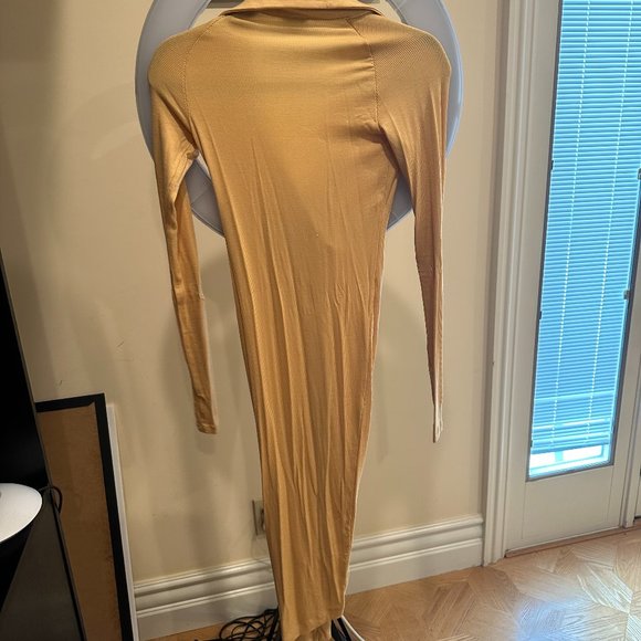 Alix NYC  Lanett Button-Up Asymmetric Dress in Butter / XS *Never Been Worn - Picture 5 of 5